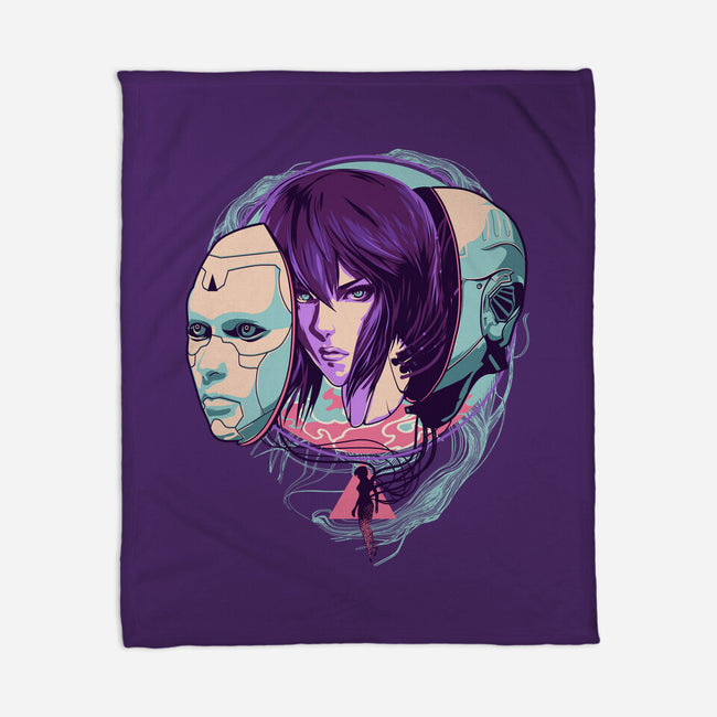 Ghost In the Shell-none fleece blanket-heydale