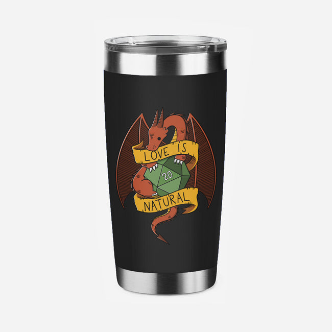 Love is Natural-none stainless steel tumbler drinkware-TaylorRoss1