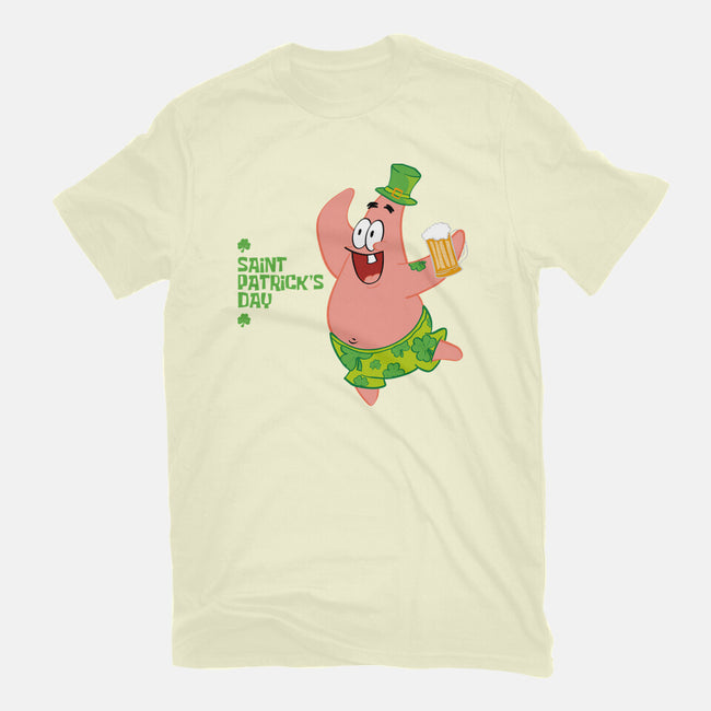 Saint Patrick Star's Day-mens basic tee-nathanielf