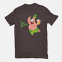 Saint Patrick Star's Day-womens basic tee-nathanielf
