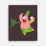 Saint Patrick Star's Day-none stretched canvas-nathanielf