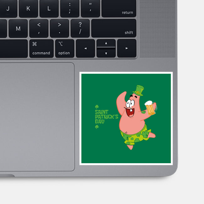Saint Patrick Star's Day-none glossy sticker-nathanielf