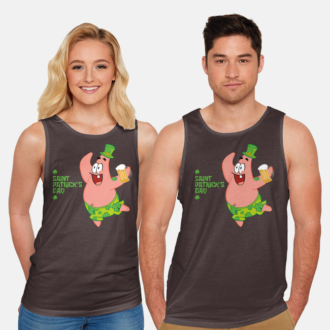 Saint Patrick Star's Day-unisex basic tank-nathanielf