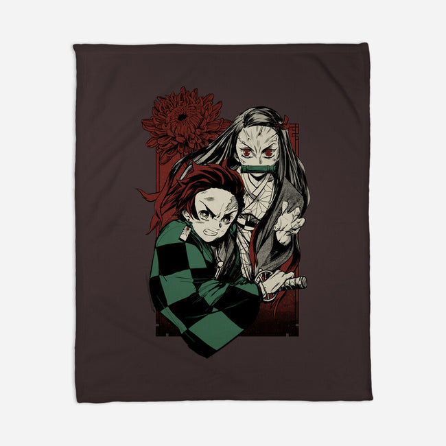 Slayers-none fleece blanket-Hafaell