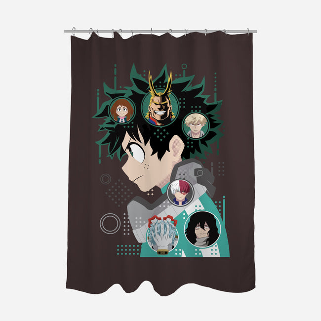 Hero-none polyester shower curtain-danielmorris1993