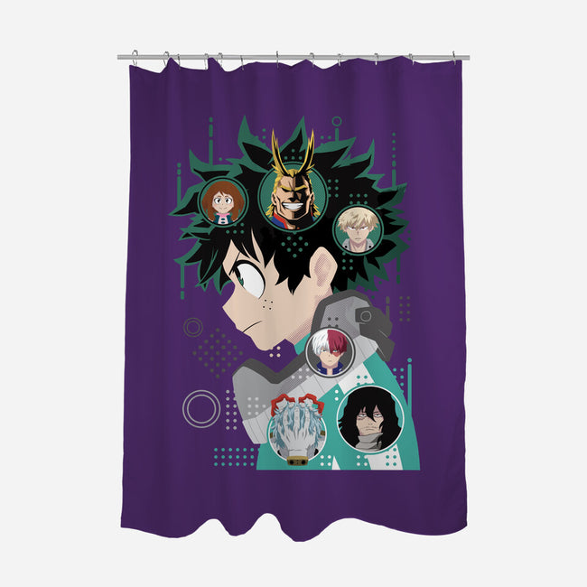 Hero-none polyester shower curtain-danielmorris1993