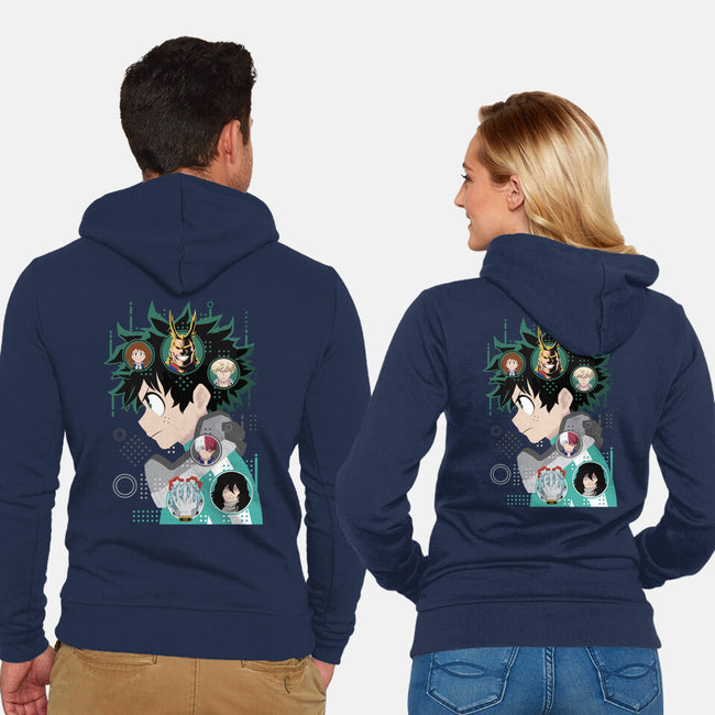 Hero-unisex zip-up sweatshirt-danielmorris1993