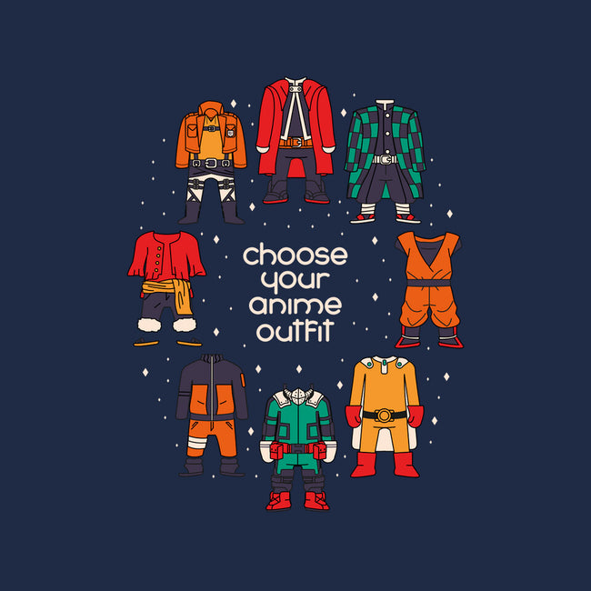 Choose Your Anime Outfit-none removable cover w insert throw pillow-Domii