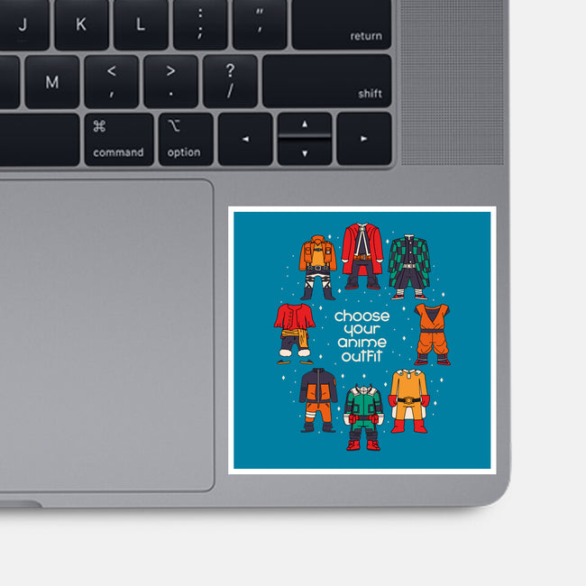 Choose Your Anime Outfit-none glossy sticker-Domii