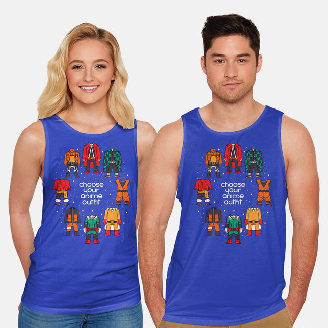 Choose Your Anime Outfit-unisex basic tank-Domii