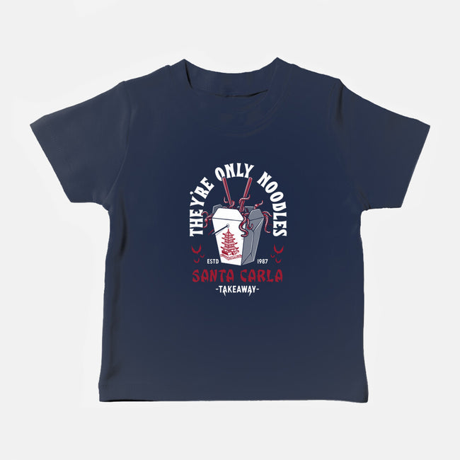 They're Only Noodles-baby basic tee-Nemons