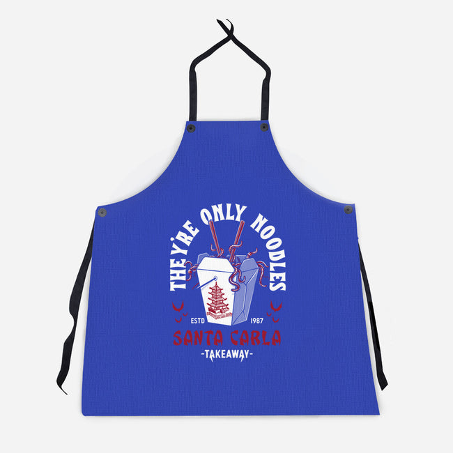 They're Only Noodles-unisex kitchen apron-Nemons