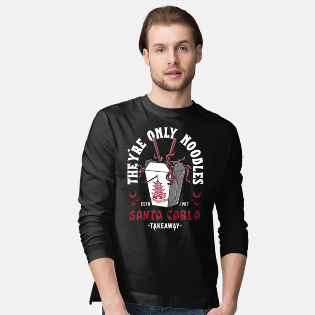They're Only Noodles-mens long sleeved tee-Nemons