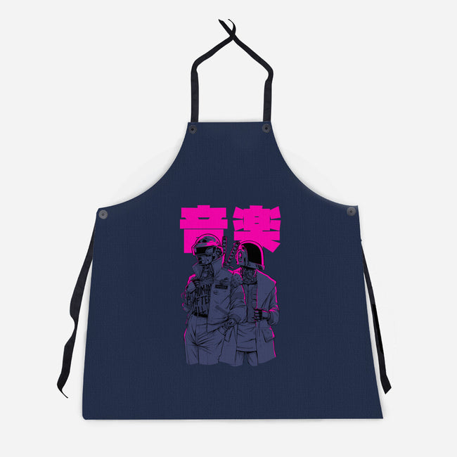 Daft Cyberpunk-unisex kitchen apron-Hafaell