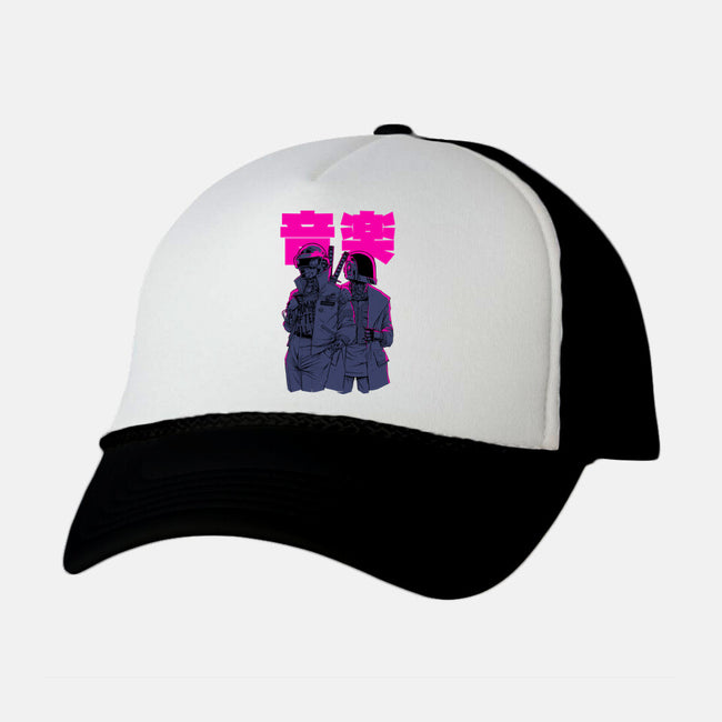 Daft Cyberpunk-unisex trucker hat-Hafaell