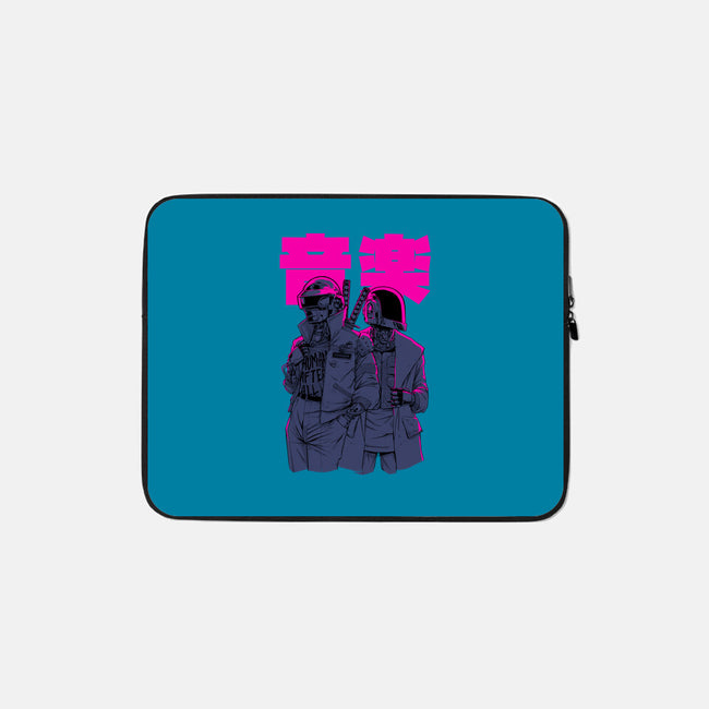 Daft Cyberpunk-none zippered laptop sleeve-Hafaell