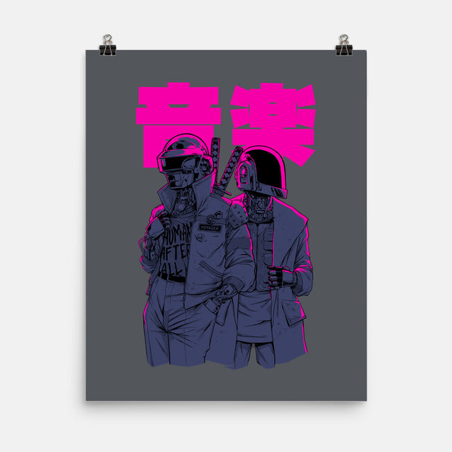 Daft Cyberpunk-none matte poster-Hafaell