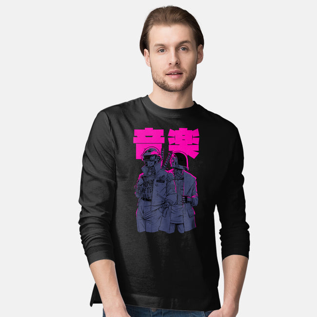 Daft Cyberpunk-mens long sleeved tee-Hafaell