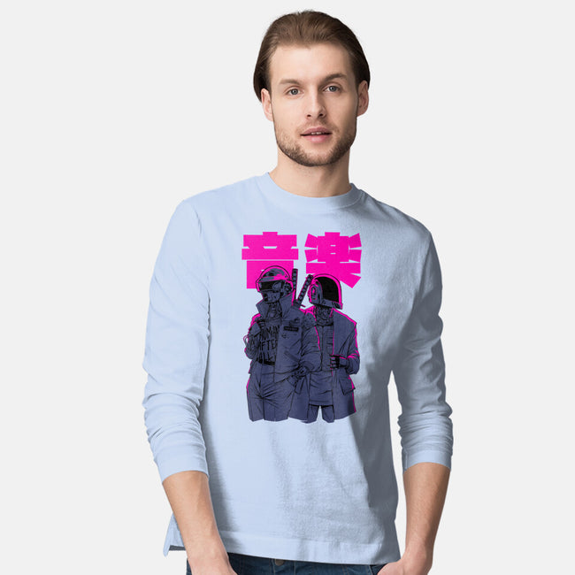 Daft Cyberpunk-mens long sleeved tee-Hafaell