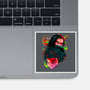 Demon Slayer Siblings-none glossy sticker-heydale