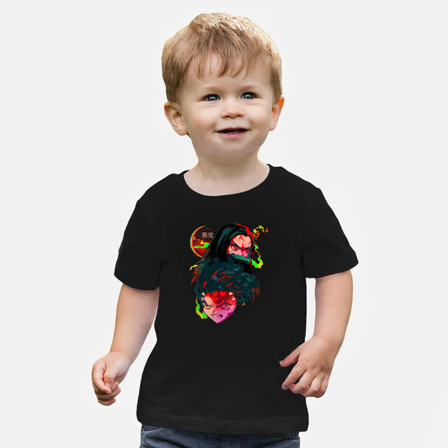 Demon Slayer Siblings-baby basic tee-heydale