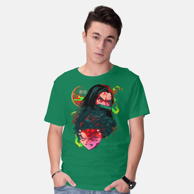Demon Slayer Siblings-mens basic tee-heydale