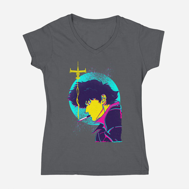 Bounty Hunter-womens v-neck tee-Jelly89
