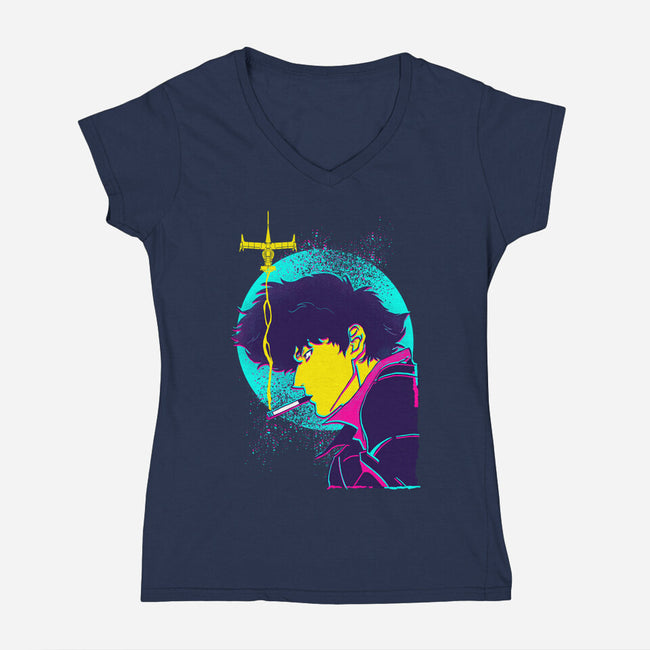 Bounty Hunter-womens v-neck tee-Jelly89