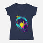Bounty Hunter-womens v-neck tee-Jelly89
