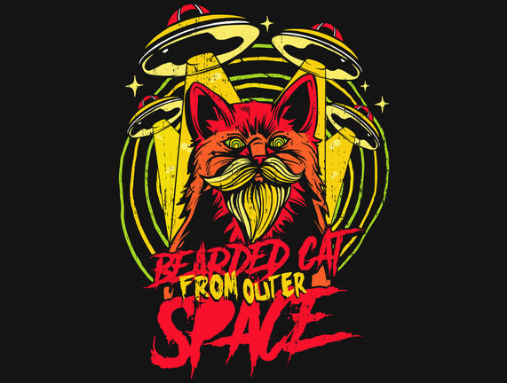 Bearded Cat From Outer Space