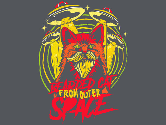 Bearded Cat From Outer Space