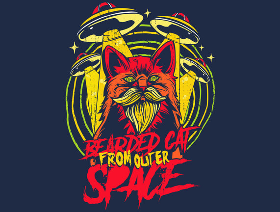 Bearded Cat From Outer Space