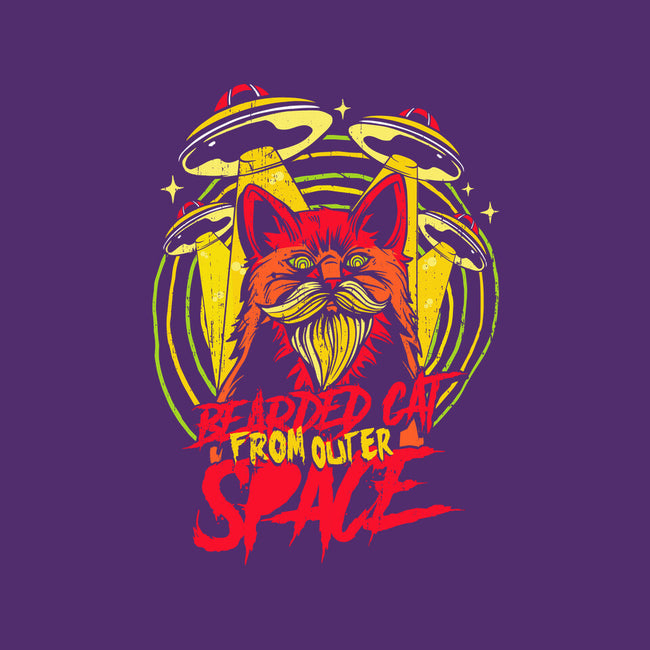 Bearded Cat From Outer Space-mens basic tee-Paul Hmus