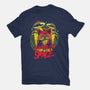 Bearded Cat From Outer Space-mens basic tee-Paul Hmus