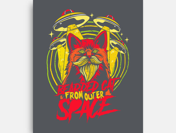 Bearded Cat From Outer Space