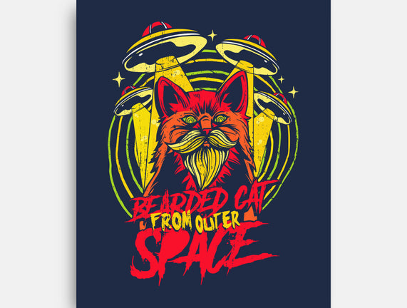 Bearded Cat From Outer Space