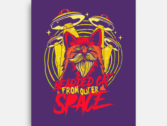 Bearded Cat From Outer Space