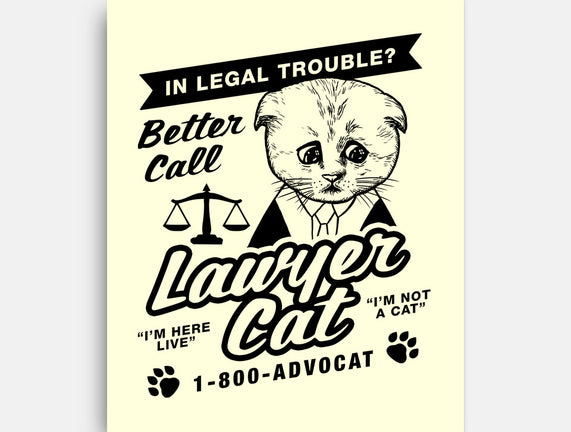 Better Call Lawyer Cat