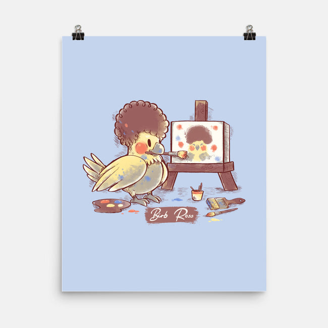Birb Ross-none matte poster-TechraNova