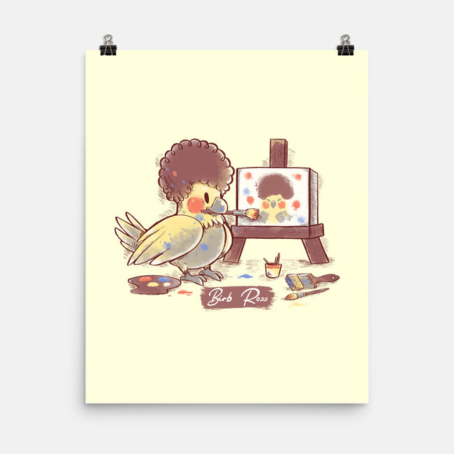 Birb Ross-none matte poster-TechraNova