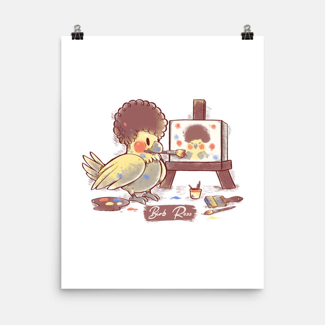 Birb Ross-none matte poster-TechraNova