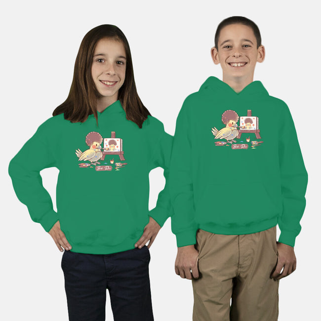 Birb Ross-youth pullover sweatshirt-TechraNova