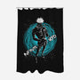 Infinite Void-none polyester shower curtain-constantine2454