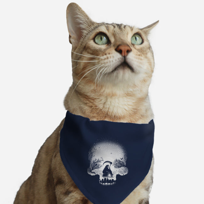 The Death-cat adjustable pet collar-alemaglia