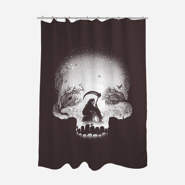 The Death-none polyester shower curtain-alemaglia
