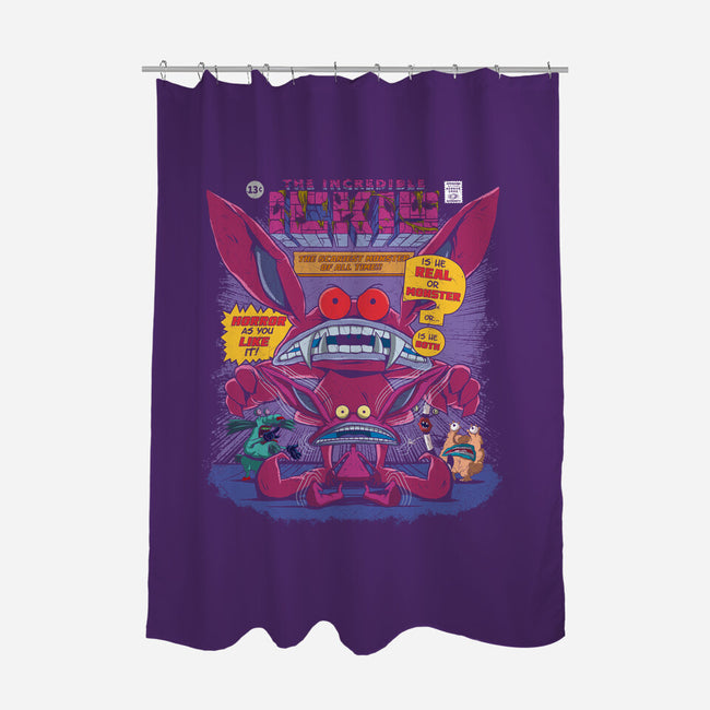 Real Monster-none polyester shower curtain-Angel Rotten