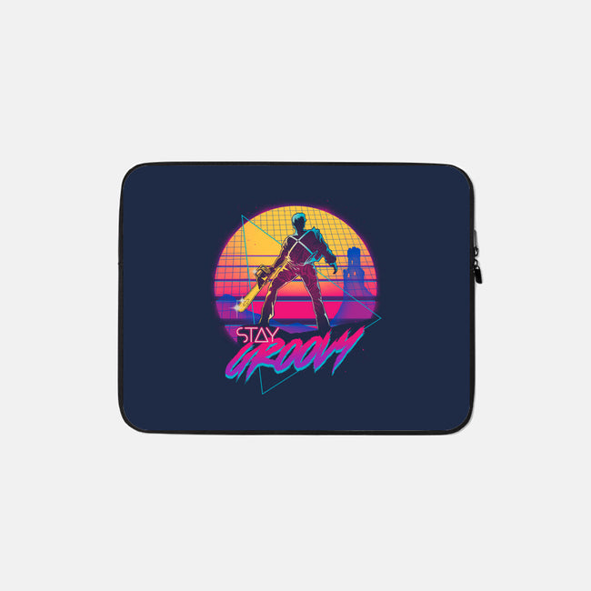 Stay Groovy-none zippered laptop sleeve-Getsousa!