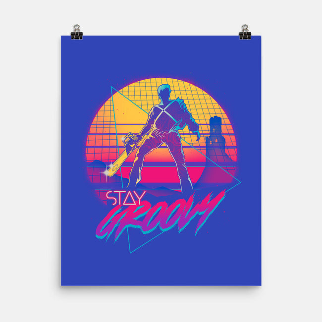 Stay Groovy-none matte poster-Getsousa!