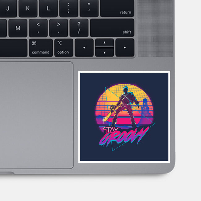 Stay Groovy-none glossy sticker-Getsousa!