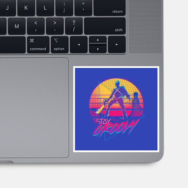 Stay Groovy-none glossy sticker-Getsousa!